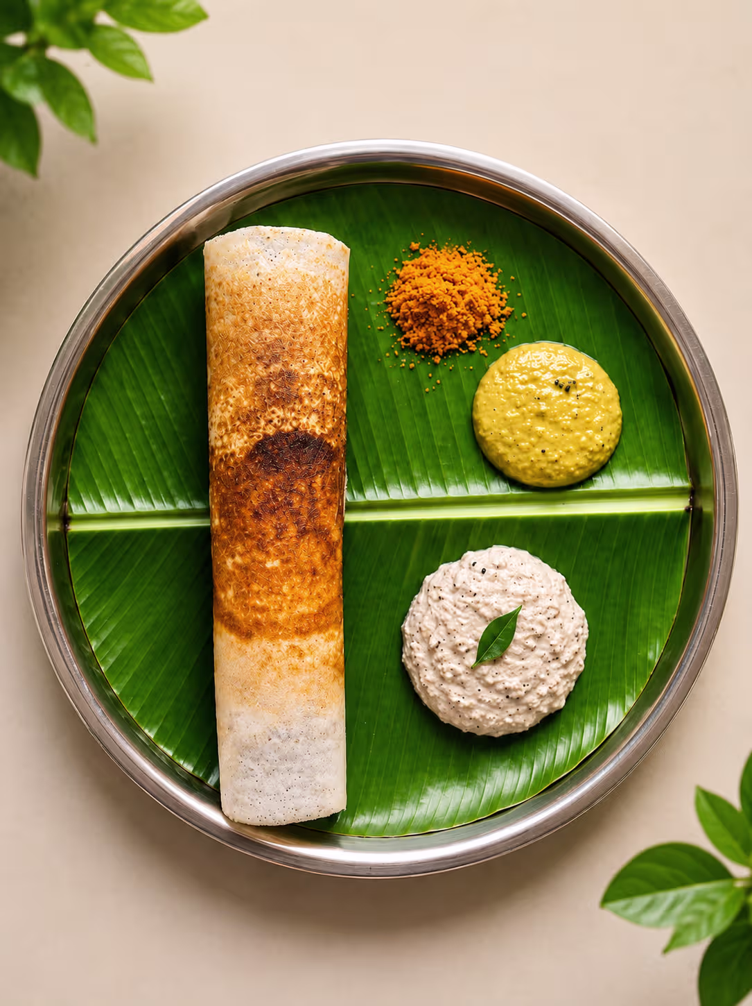 Fresh South Indian dosa served for home food delivery in Hyderabad
